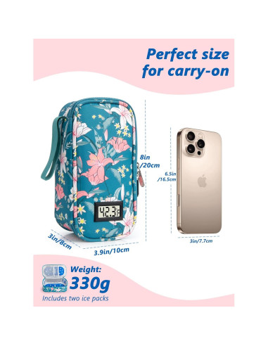 Bolsa de Viaje para Leche Materna DawnBox - 0.59kg, Pantalla Temperatura