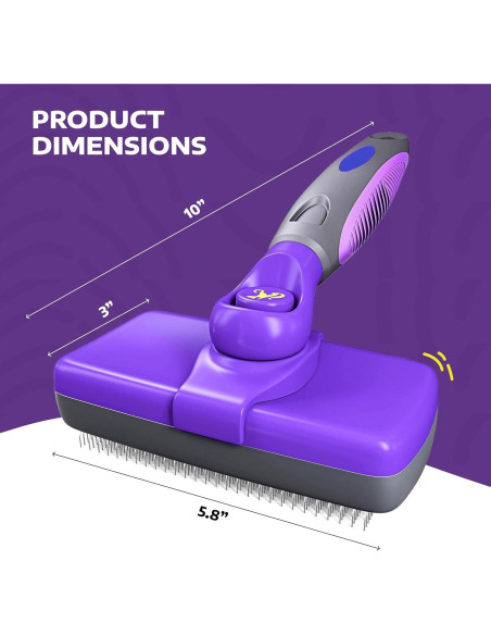 Cepillo Autolimpiante para Perros y Gatos - Aseo Eficiente