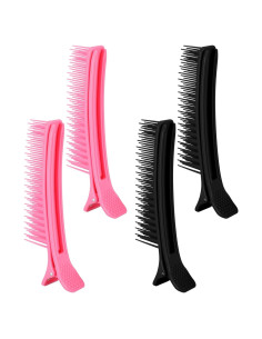 4 Clips de Agarre para Seccionar Cabello MBAIYO Antideslizantes