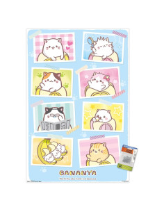 Póster de pared Bananya Trends International 86.4x56.8 cm