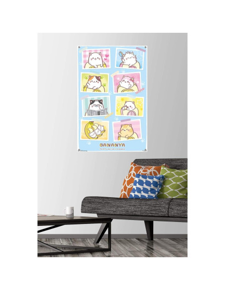 Póster de pared Bananya Trends International 86.4x56.8 cm