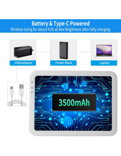 Caja de Luz A3 Inalámbrica iVAOOZE LED Recargable 6670Lux 2
