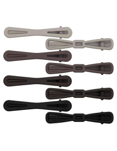 Clips de Pelo en Forma de Pato TENOC 8 Piezas 8 cm Antideslizantes