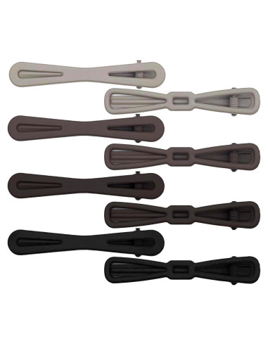 Clips de Pelo en Forma de Pato TENOC 8 Piezas 8 cm Antideslizantes