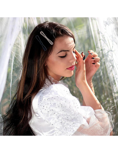 Clips de Pelo en Forma de Pato TENOC 8 Piezas 8 cm Antideslizantes