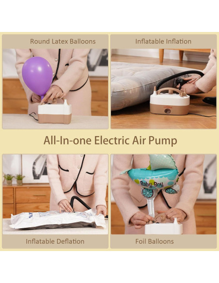 Bomba de aire eléctrica AXHJ para globos - Doble boquilla 110V