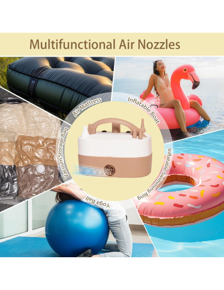 Bomba de aire eléctrica AXHJ para globos - Doble boquilla 110V