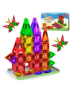 Juego de Azulejos Magnéticos BAIJLE 80 Piezas para Niños 3+