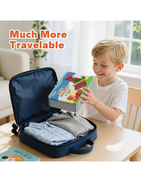 Juego de Azulejos Magnéticos BAIJLE 80 Piezas para Niños 3+