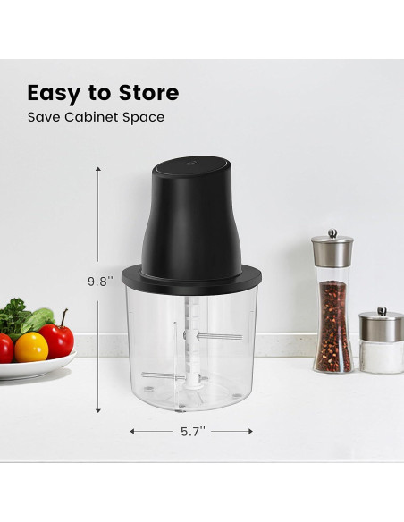 Desgarrador de Pollo Eléctrico Didforu 250W con Molinillo