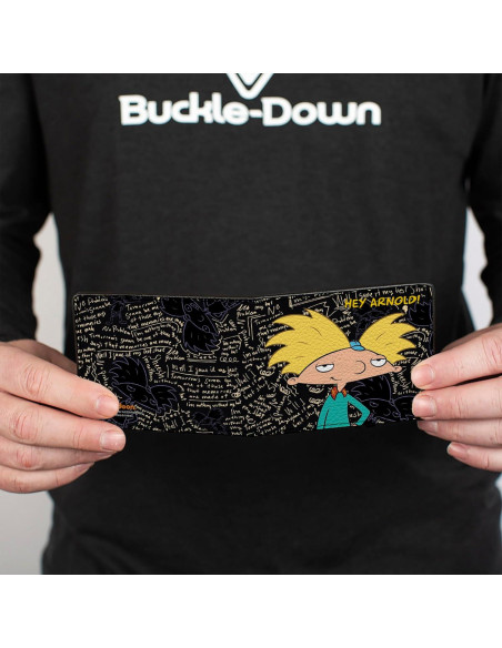 Billetera bifold Buckle-Down Hey Arnold! 10.16x8.89 cm