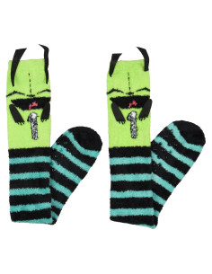 Calcetines Pantufla 3D Invader Zim Gir Bioworld Mujeres