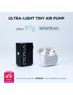 Bomba de Bicicleta CYCPLUS Tiny Pump 100PSI Recargable 2