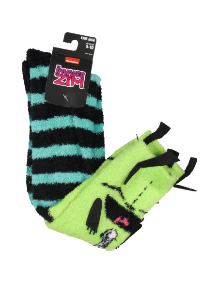 Calcetines Pantufla 3D Invader Zim Gir Bioworld Mujeres