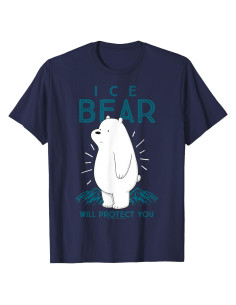 Camiseta Gráfica We Bare Bears Ice Bear Hombre - Cartoon Network