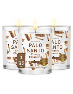 Set de 3 Velas de Salvia Magnífico 101 - 42 Horas de Quema