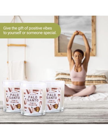 Set de 3 Velas de Salvia Magnífico 101 - 42 Horas de Quema