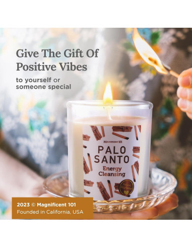 Set de 3 Velas de Salvia Magnífico 101 - 42 Horas de Quema