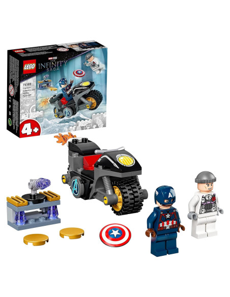 LEGO Super Héroes 76189 Capitán América vs Hydra 49 Piezas