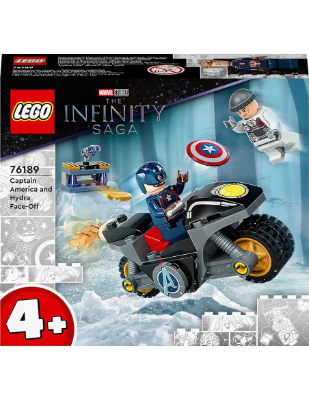 LEGO Super Héroes 76189 Capitán América vs Hydra 49 Piezas