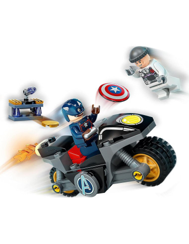 LEGO Super Héroes 76189 Capitán América vs Hydra 49 Piezas
