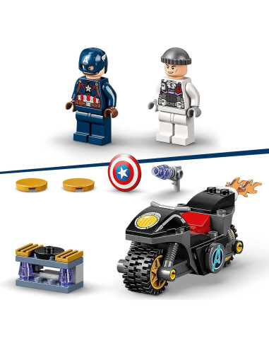 LEGO Super Héroes 76189 Capitán América vs Hydra 49 Piezas