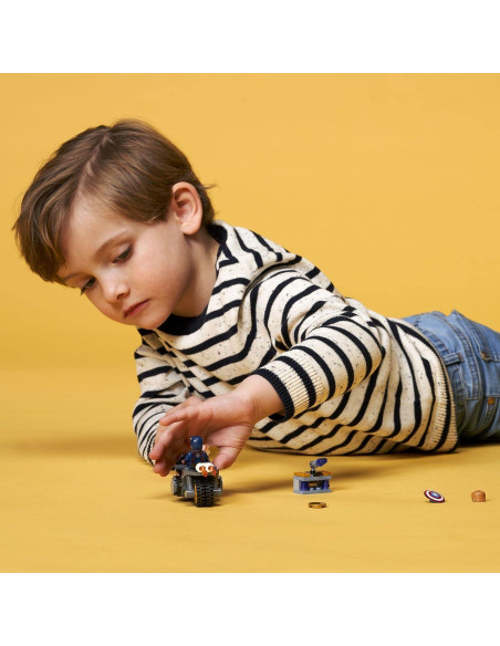 LEGO Super Héroes 76189 Capitán América vs Hydra 49 Piezas