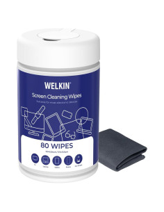 Toallitas de Limpieza WELKIN 80 Pcs - Sin Rayas y No Tóxicas