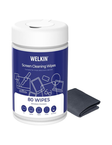 Toallitas de Limpieza WELKIN 80 Pcs - Sin Rayas y No Tóxicas