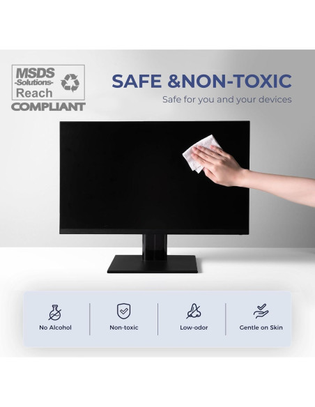 Toallitas de Limpieza WELKIN 80 Pcs - Sin Rayas y No Tóxicas