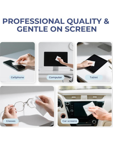 Toallitas de Limpieza WELKIN 80 Pcs - Sin Rayas y No Tóxicas