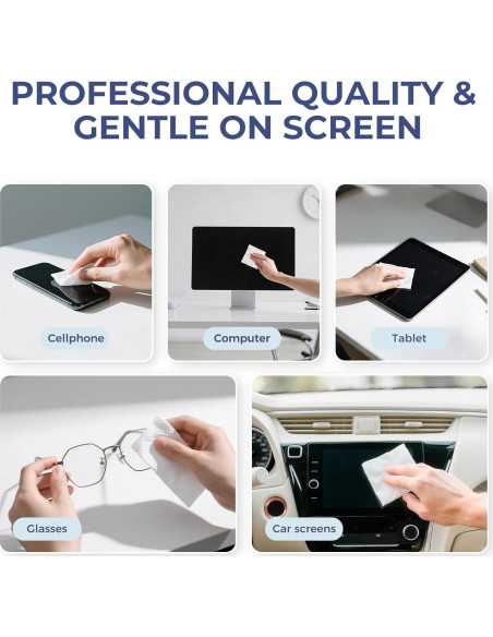 Toallitas de Limpieza WELKIN 80 Pcs - Sin Rayas y No Tóxicas