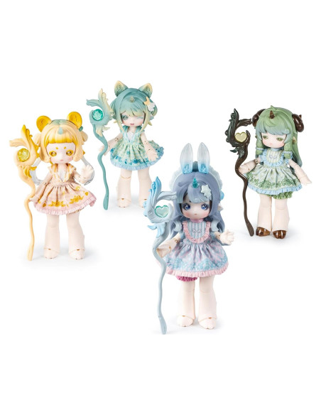 Antu Cute Beast Magic Series - Set de 4 Figuras Coleccionables