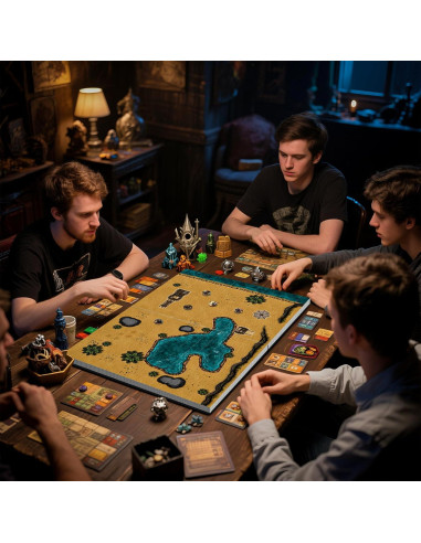 CZYY Libro de Mapas de Batalla RPG - 32 Mats Reutilizables 1"