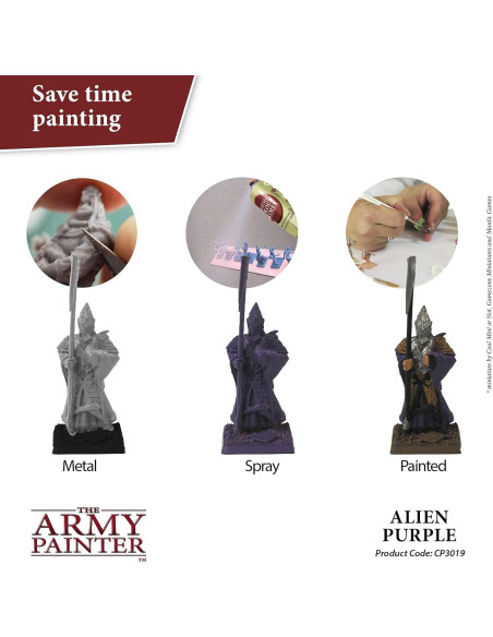 Imprimador Acrílico Spray The Army Painter 400 mL Púrpura Alienígena