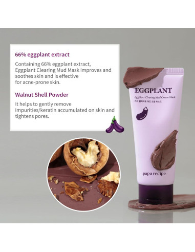 Mascarilla de Lodo de Berenjena Papa Recipe - Cuidado de Poros