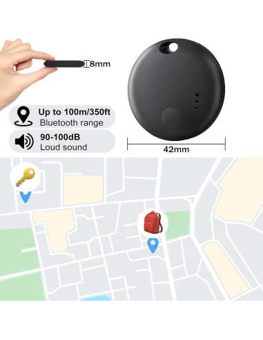 Rastreador Bluetooth GLOBELEC para Android - 2 Pack, Etiquetas de Ubicación