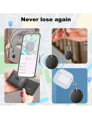 Rastreador Bluetooth GLOBELEC para Android - 2 Pack, Etiquetas de Ubicación