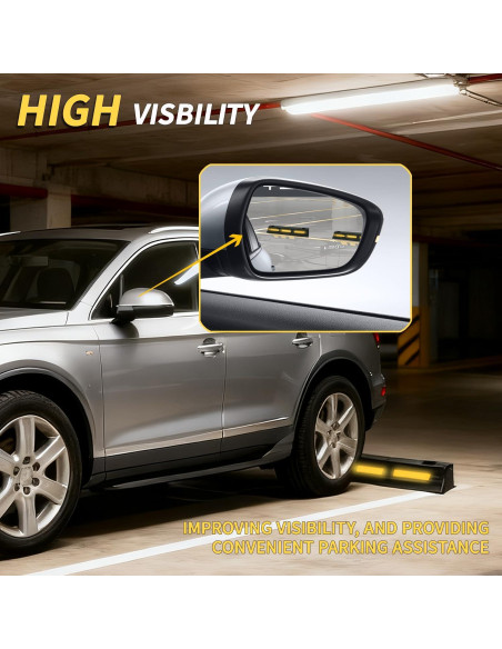 Tope de Estacionamiento WECARLLE 3"H Goma Alta Resistencia