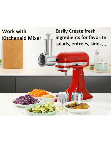 Accesorio Rallador y Cortador FavorKit para Batidora KitchenAid