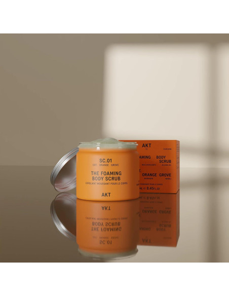 Exfoliante Corporal Espumoso AKT 250ml con Arroz y Papaya