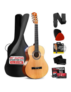 Guitarra Clásica Pyle 39" para Principiantes con Accesorios
