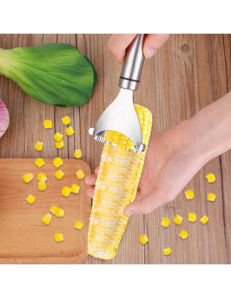 Pelador de Maíz COMNICO Acero Inoxidable Ergonómico 1 Pieza