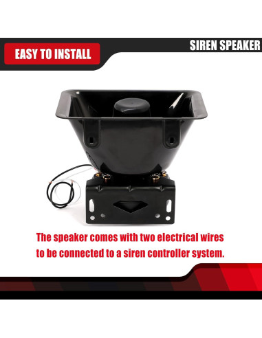 Altavoz de Sirena KingzAuto 200W 135dB 12V para Vehículos