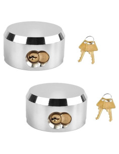 2 Candados de Grillete Oculto RLOZUI 73 mm Alta Resistencia