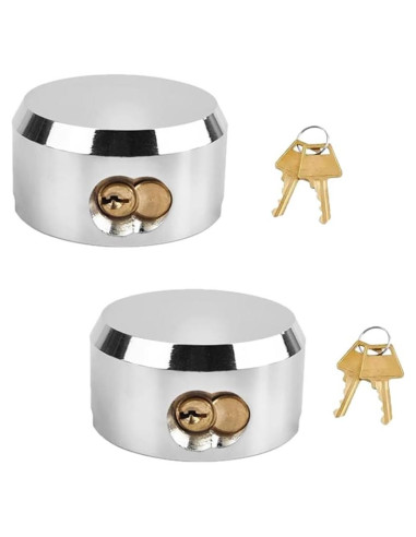 2 Candados de Grillete Oculto RLOZUI 73 mm Alta Resistencia