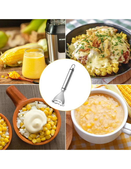 Pelador de Maíz COMNICO Acero Inoxidable Ergonómico 1 Pieza
