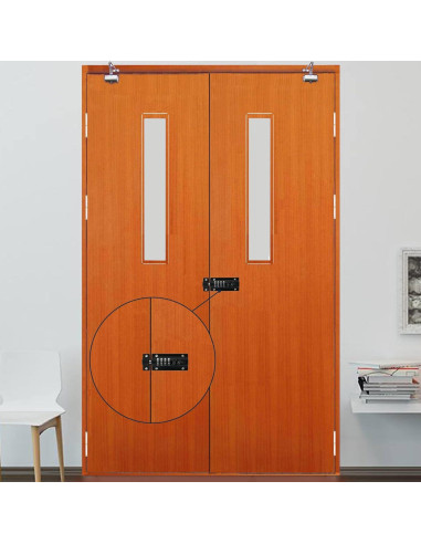 Perno de bloqueo combinado Dluno 2 paquetes 12.19 cm Negro