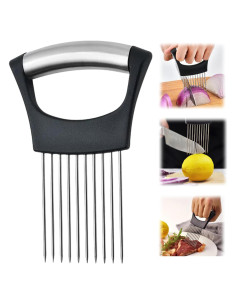 Cortador de Cebolla NQAFH Acero Inoxidable 9.4x14 cm