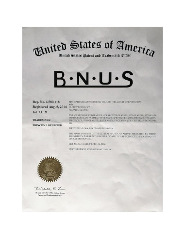 Gafas de sol B.N.U.S modelo B7066 con lentes de vidrio polarizadas